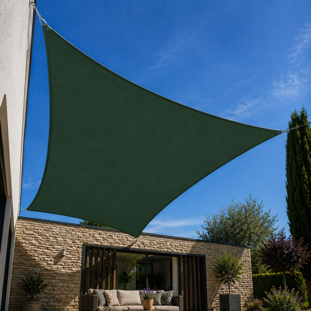 Voile d’ombrage grande taille protection UV imperméable