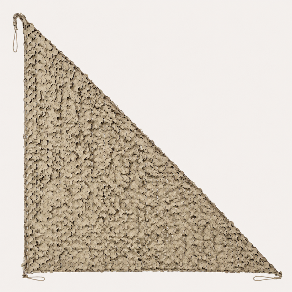 Filet camouflage triangulaire sable respirant & léger